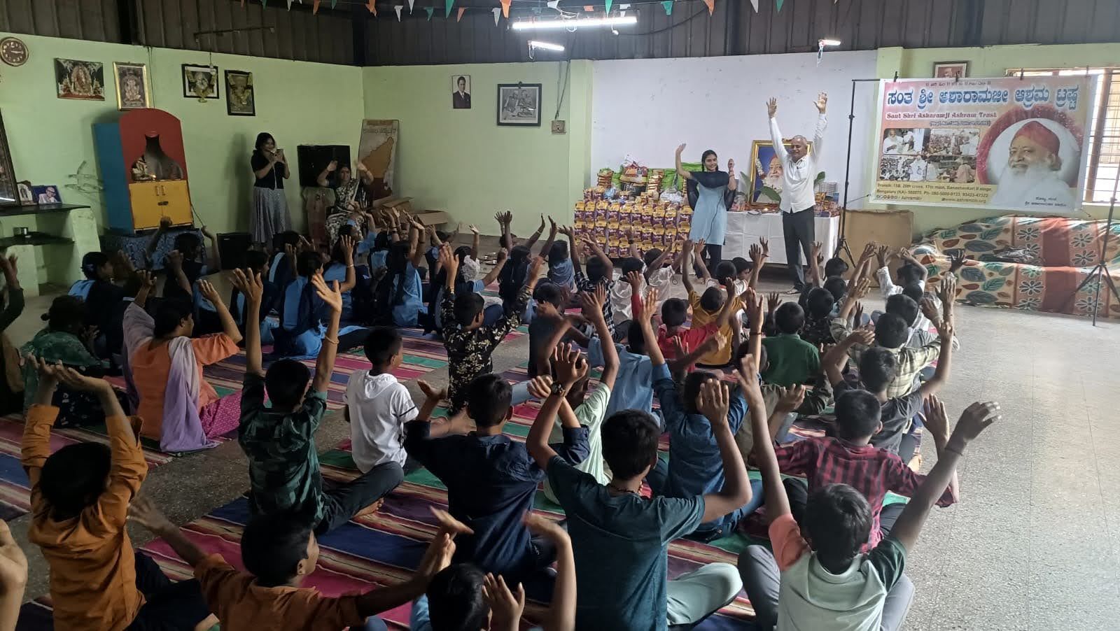 Diwali Bhandara Program at Vidyapeeth Gurukul, Kengeri.